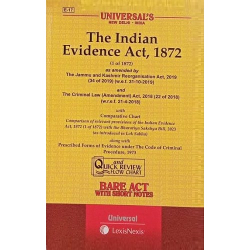 Universal's Indian Evidence Act, 1872 Bare Act 2023 | LexisNexis